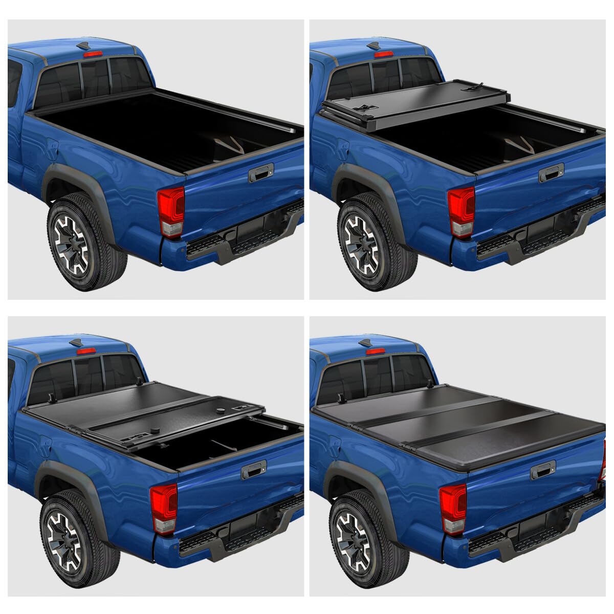 Amazon.com: FRP 硬三折卡車床酒桶蓋相容於07-21 Toyota Tundra 6.5